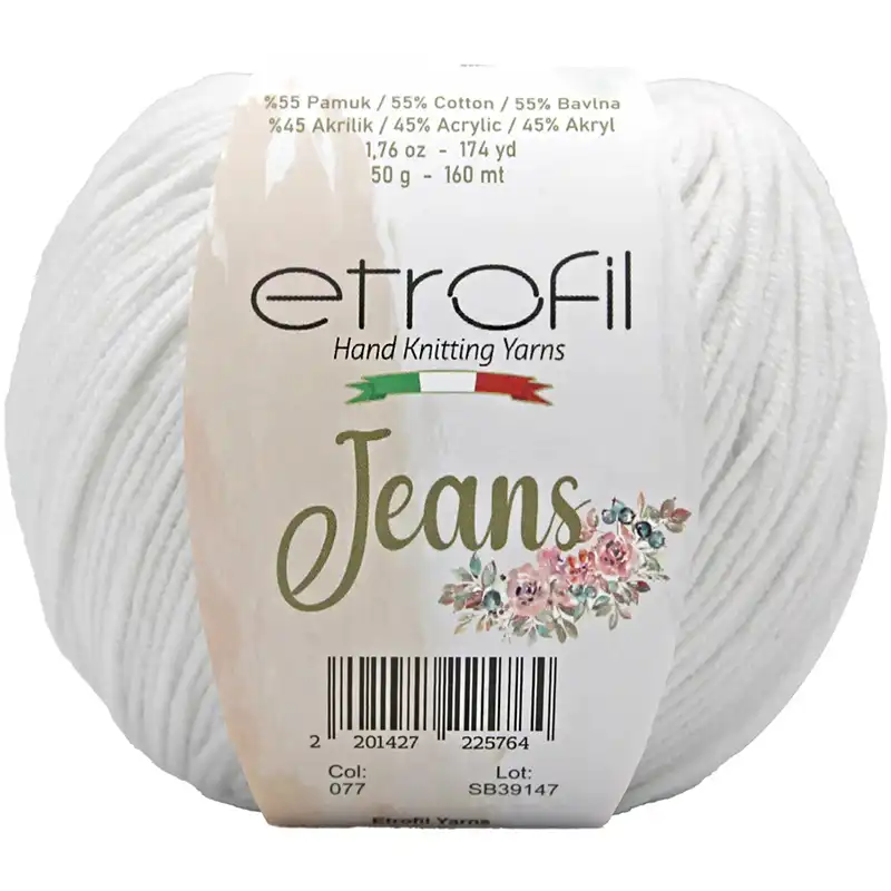 Etrofil Jeans bílá 002