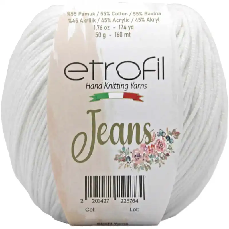 Jeans Etrofil 027 bílá