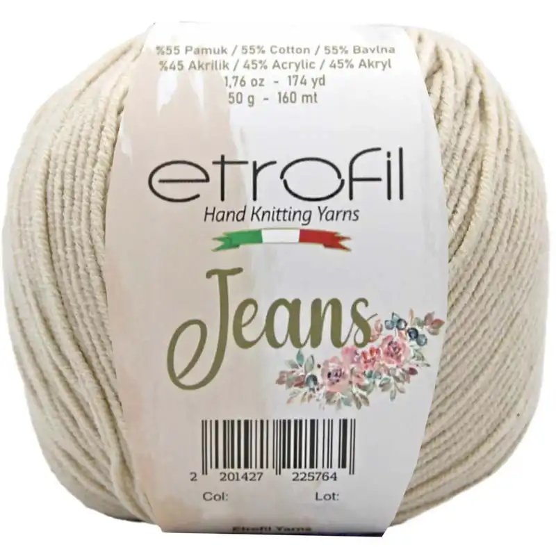 Jeans Etrofil 070 světle béžová