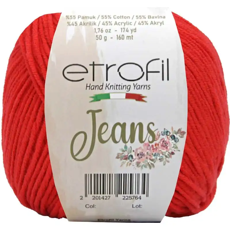 Jeans Etrofil 036 červená