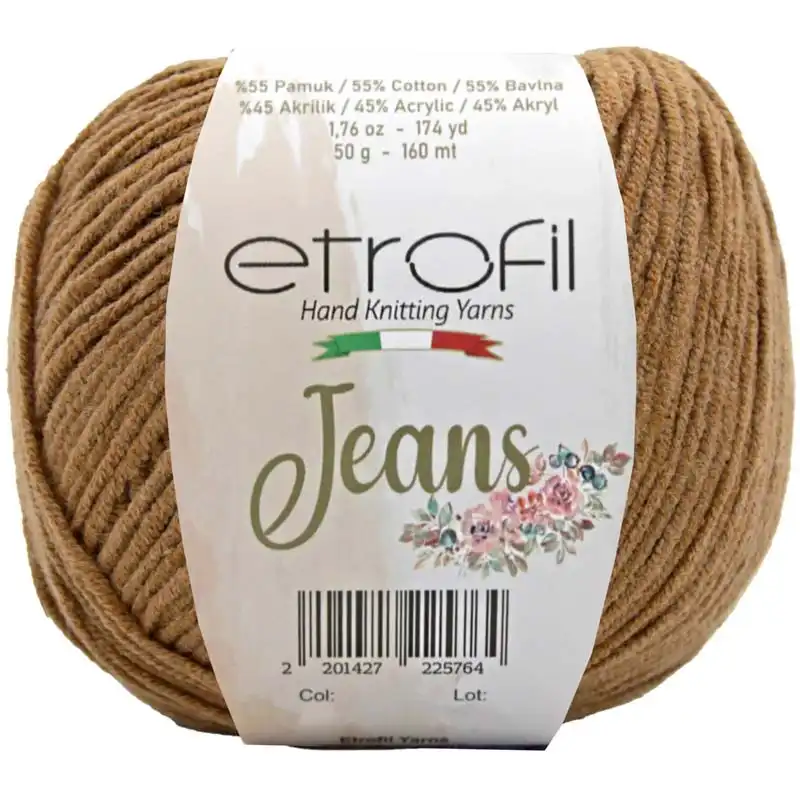 Jeans Etrofil 059 světle hnědá