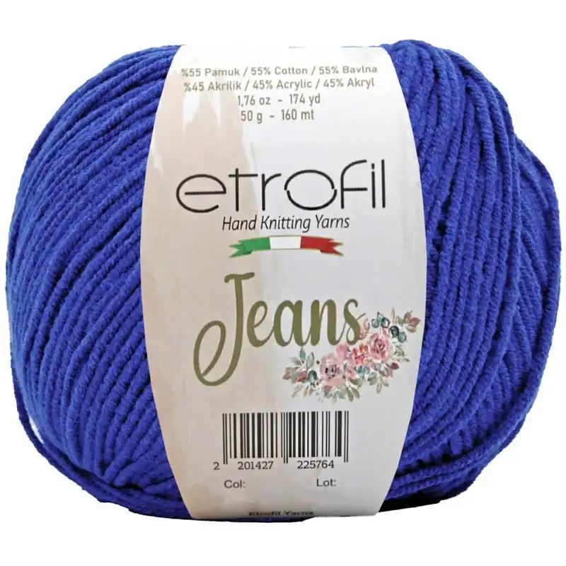 Jeans Etrofil 019 královská modrá