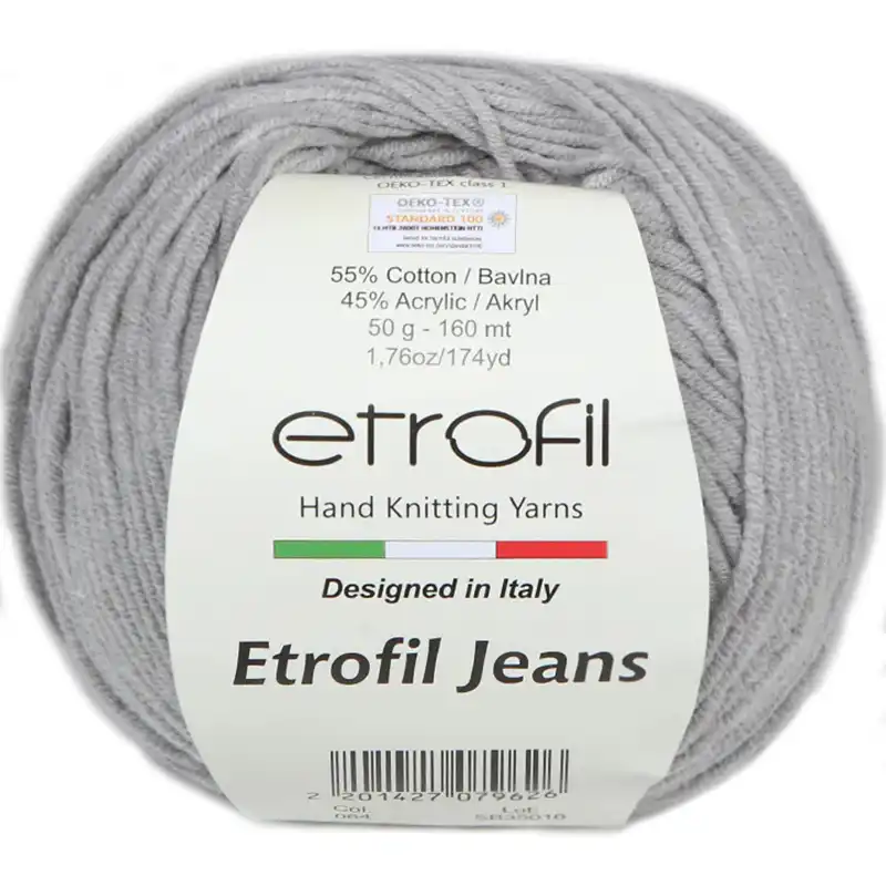 Jeans Etrofil 064 šedá