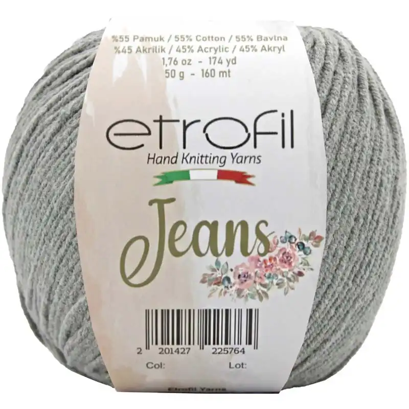 Jeans Etrofil 068 šedá