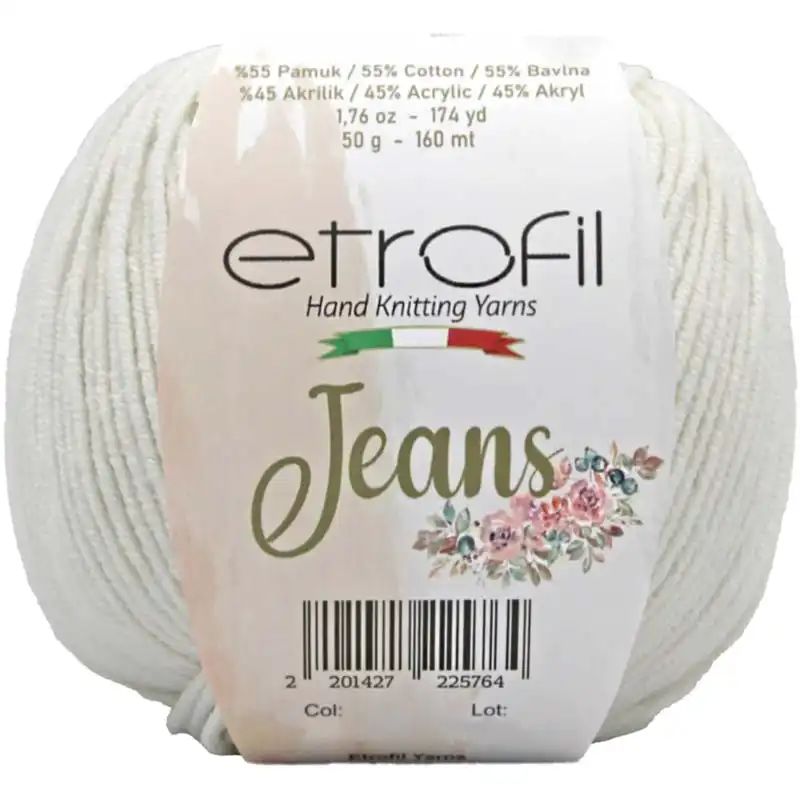 Jeans Etrofil 028 světle krémová