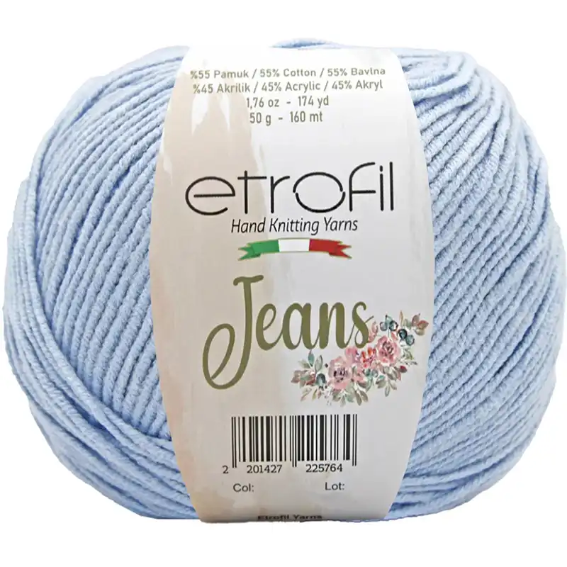 Jeans Etrofil 018 baby modrá
