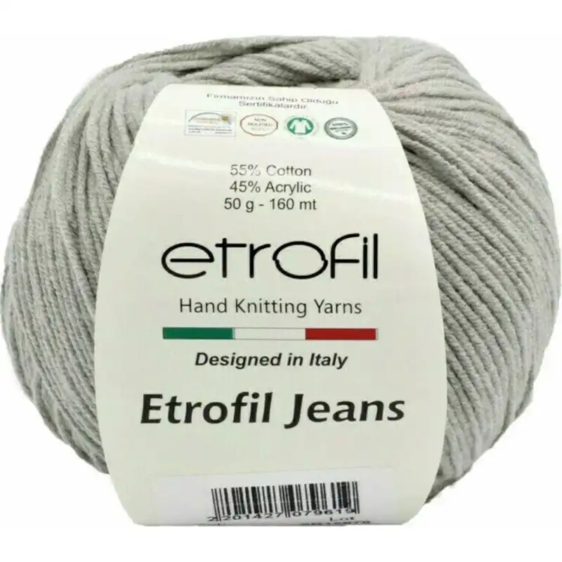 Jeans Etrofil 063 světle šedá