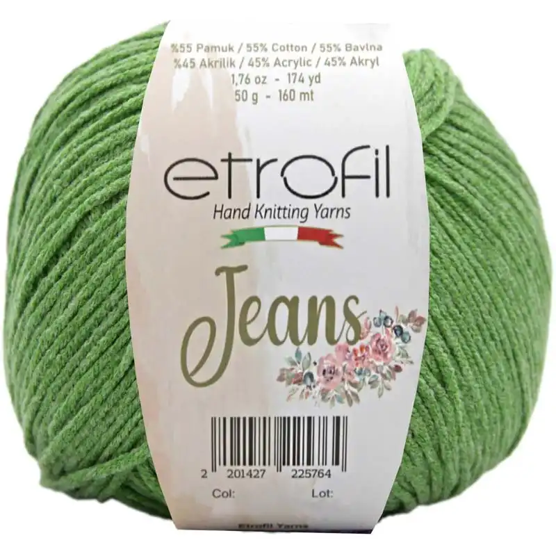Jeans Etrofil 039 světle zelená