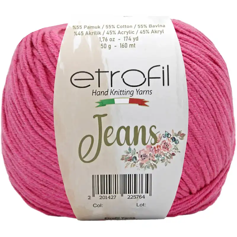 Jeans Etrofil 010 tmavší růžová