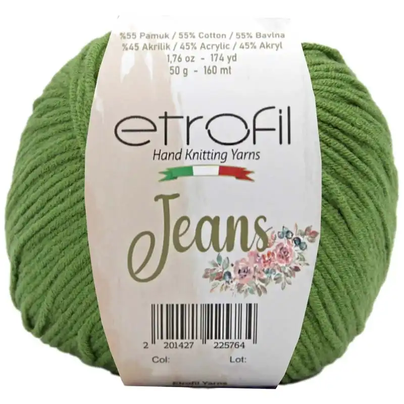 Jeans Etrofil 040 zelená