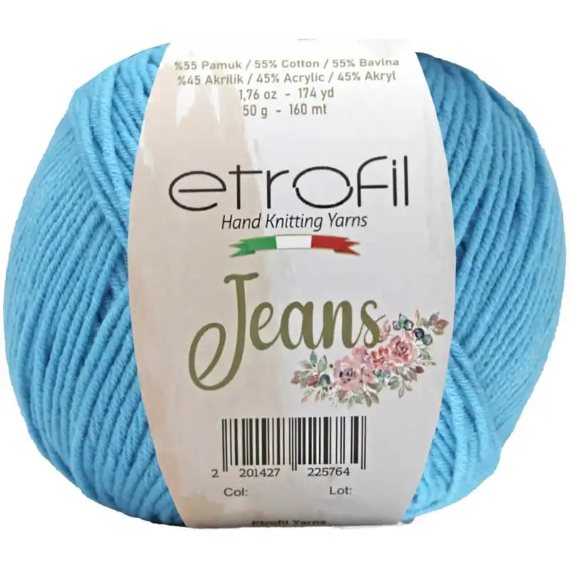 Jeans Etrofil 021 tyrkysová