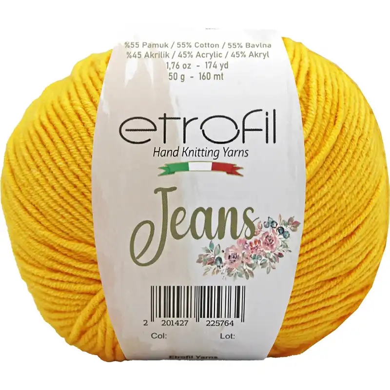 Jeans Etrofil 006 žlutá