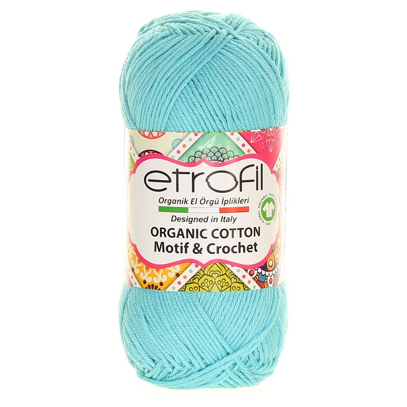 Etrofil Organic Cotton Světlá tyrkysová EB080