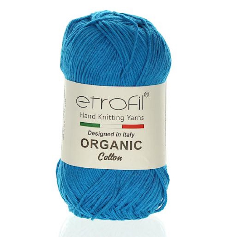 Etrofil Organic Cotton tmavě Tyrkysová EB013