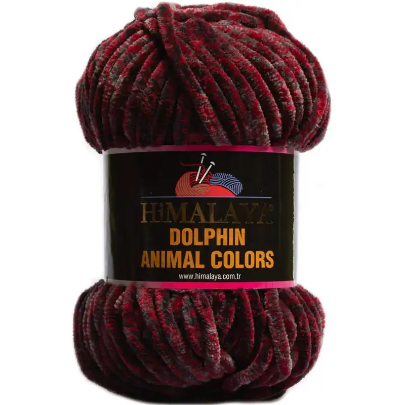 Himalaya Dolphin Animal Colors Dolphin Animal Colors: 83104 tmavě šedá - vínová