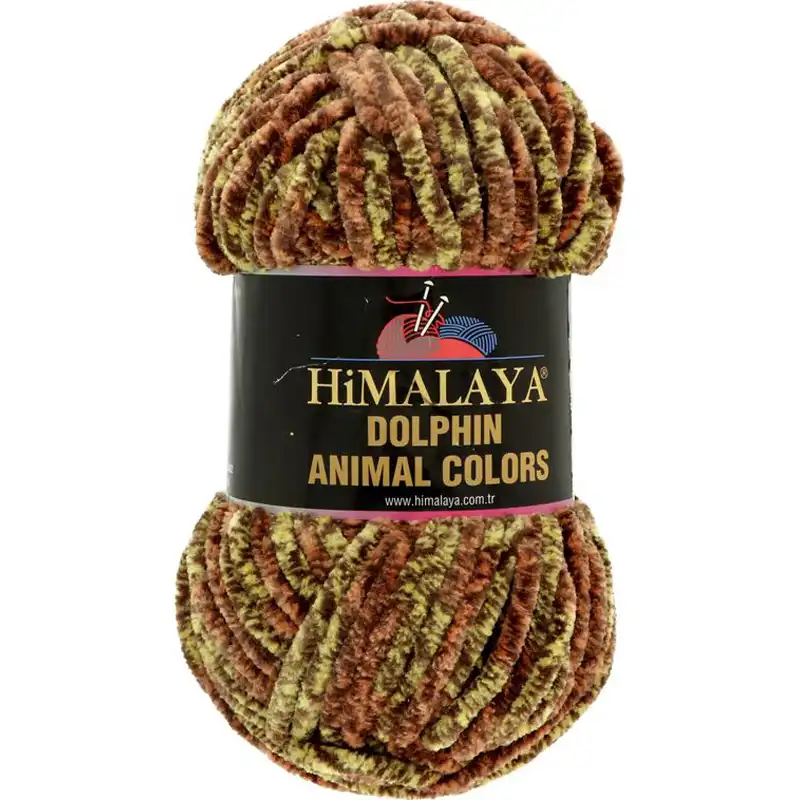 Himalaya Příze Dolphin animal colors 83111 rezavo-okrová
