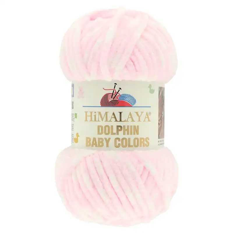 Pletací žinylková příze Dolphin Baby Colors 100 g Varianta: 12 (80424) růžová malinová, Balení: 1 ks