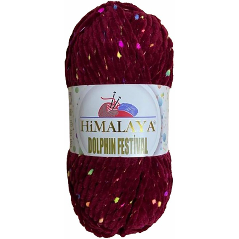 Himalaya Příze Dolphin festival 81122 vínová