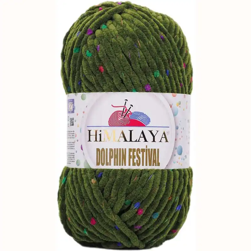 Himalaya Příze Dolphin festival 81161 khaki