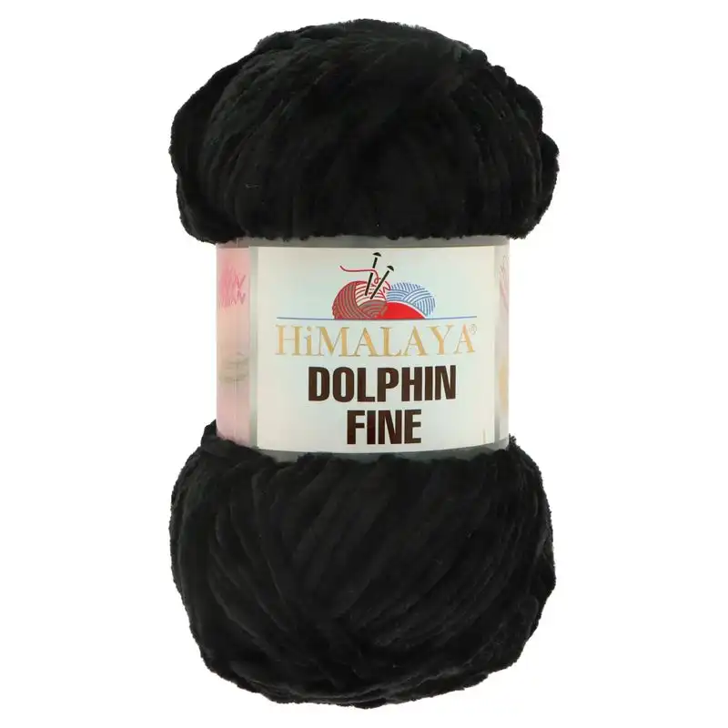 YarnArt Dolphin Fine Dolphin Fine: 80508 černá
