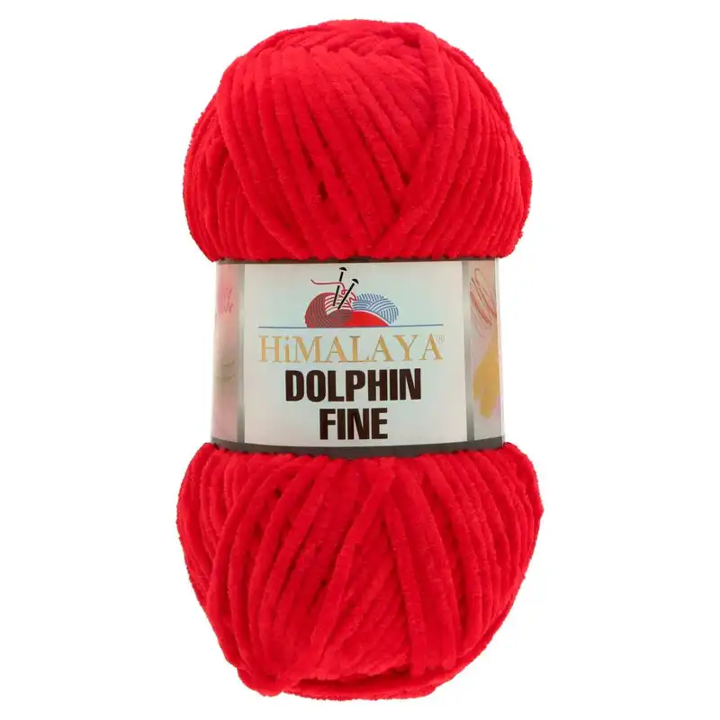 YarnArt Dolphin Fine Dolphin Fine: 80509 jasná červená