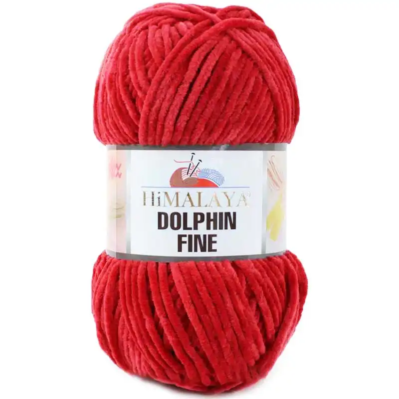 YarnArt Dolphin Fine Dolphin Fine: 80527 třešňová červená