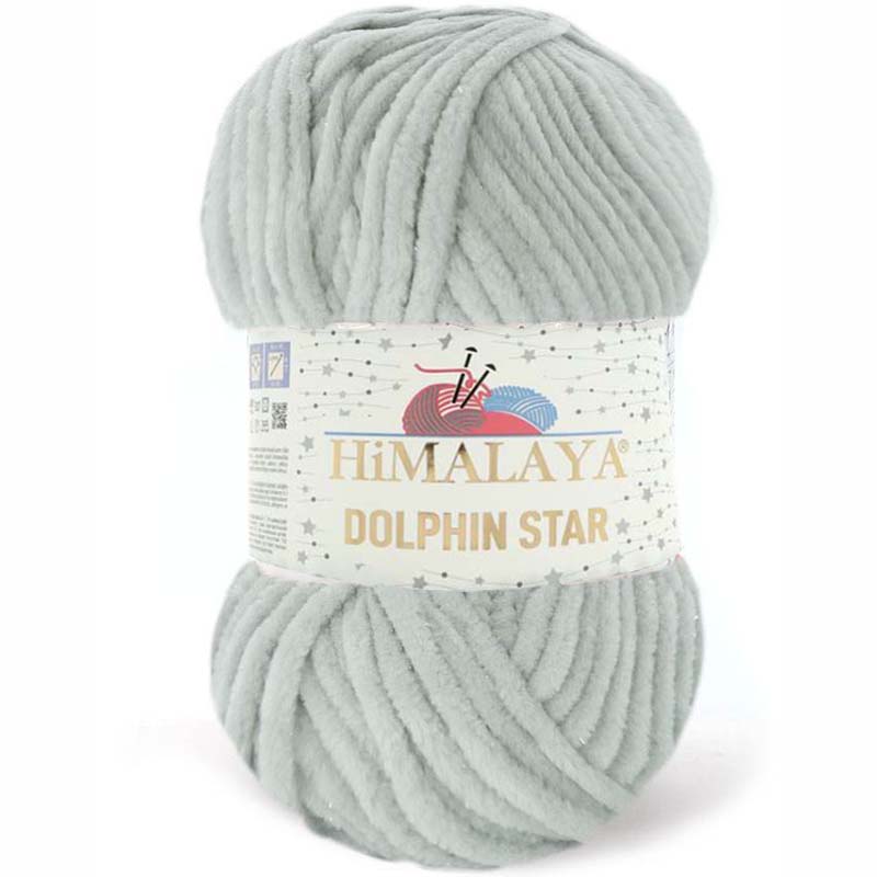 Pletací žinylková příze s lurexovým vláknem Dolphin Star 100 g Varianta: 8 (92125) šedá světlá, Balení: 1 ks