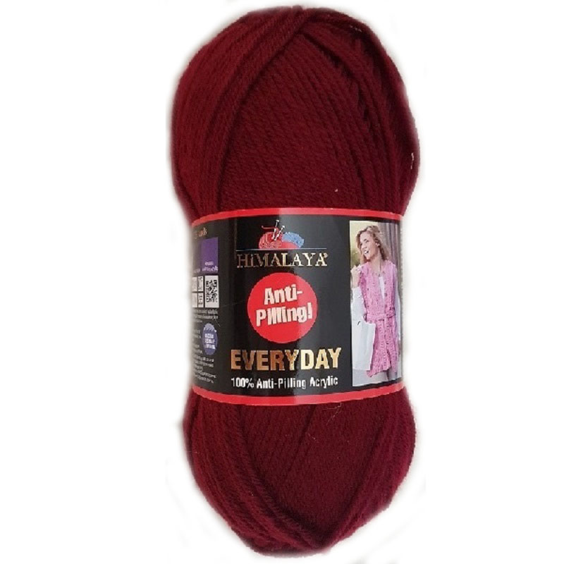 Himalaya Příze Everyday 70007 tm.červeno-vínová