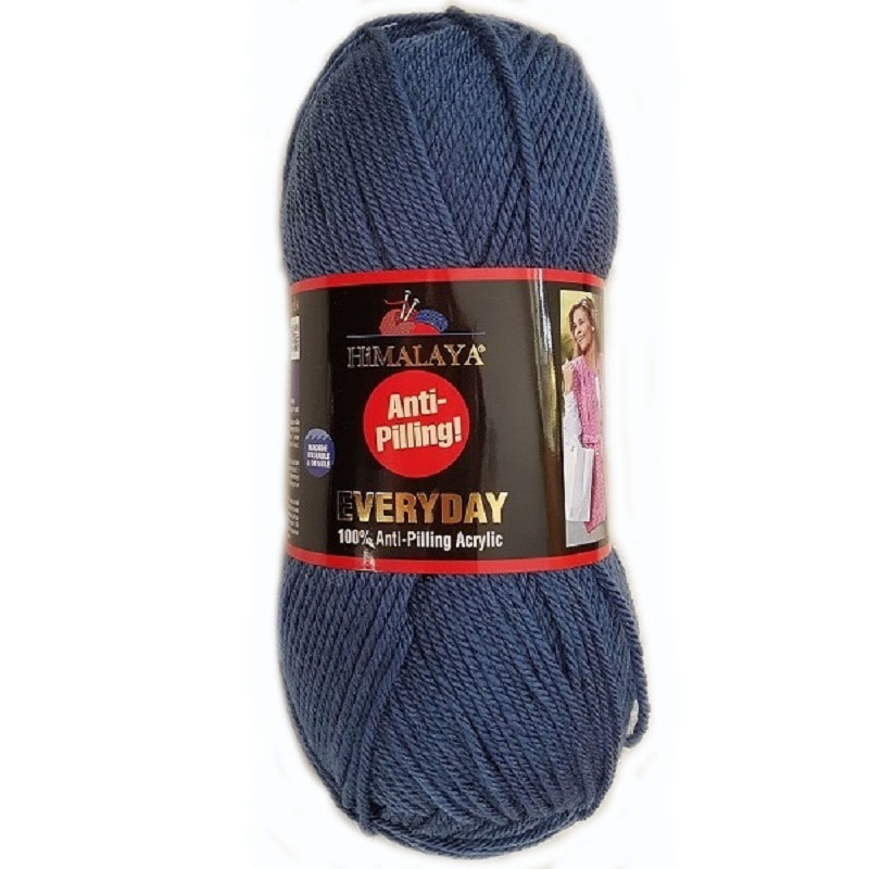 Pletací příze Everyday 100 g Varianta: 19 (70018) modrá jeans, Balení: 1 ks
