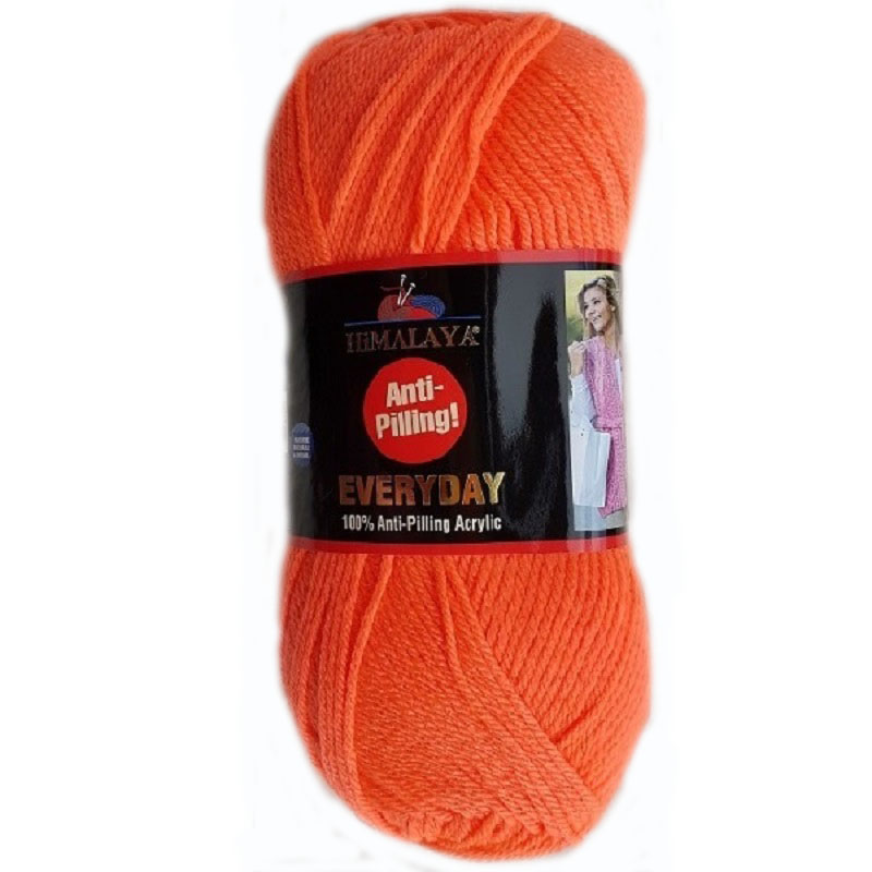 Himalaya Příze Everyday 70051 neonová oranžová