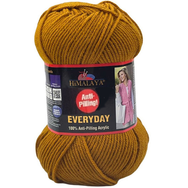 Himalaya Příze Everyday 70074 tmavá hořčice
