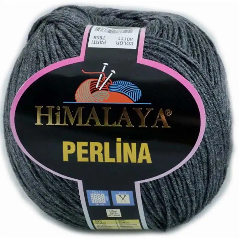 Himalaya Příze Perlina 111 tm.šedá