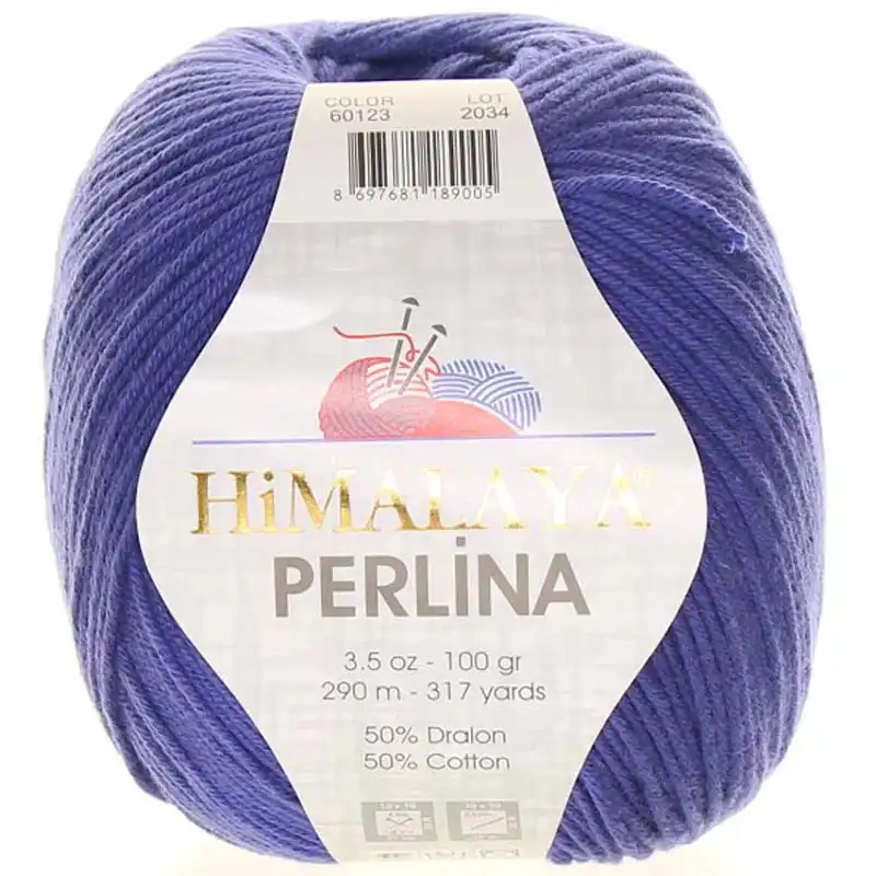 Himalaya Příze Perlina 123 jeansová