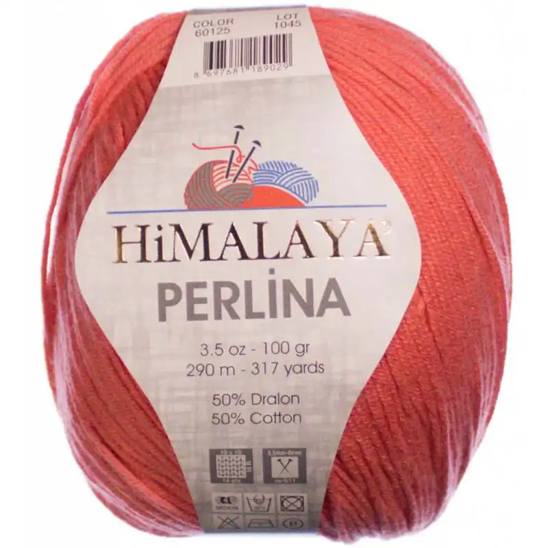 Himalaya Příze Perlina 125 lososová