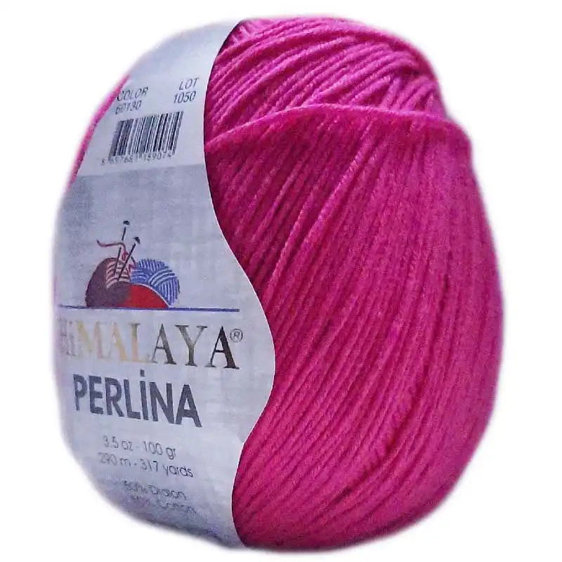 Himalaya Příze Perlina 130 jasná růžová