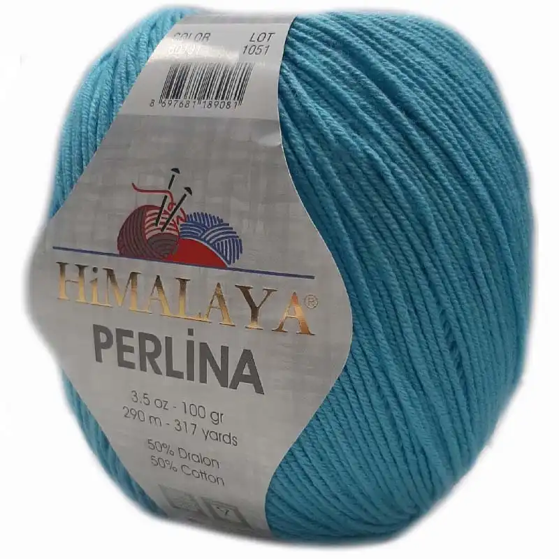 Himalaya Příze Perlina 131 tyrkysová