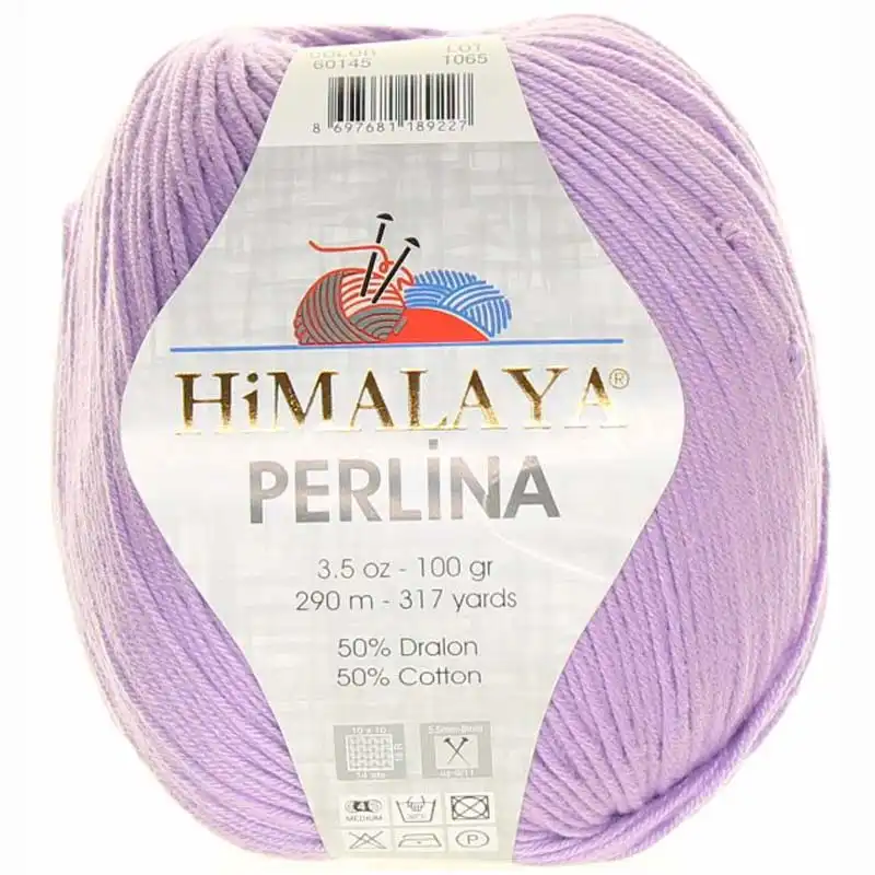 Himalaya Příze Perlina 145 sv.fialová