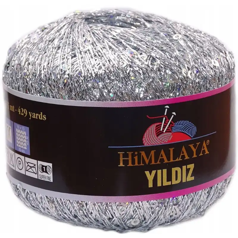 Příze Yildiz 58101 stříbrná
