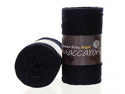Maccaroni Abigail 3 mm černá