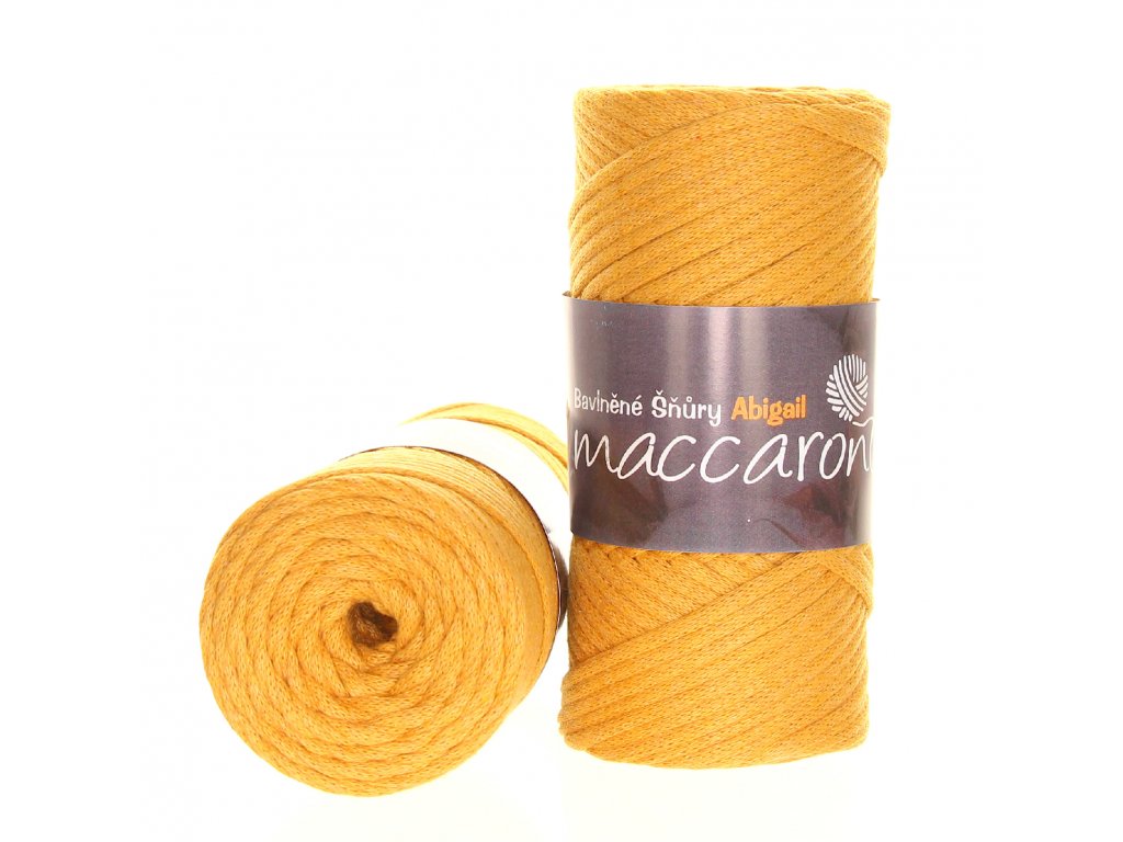 Maccaroni Abigail 3 mm hořčicová