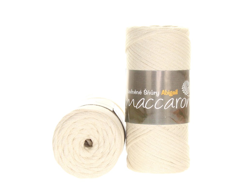 Maccaroni Abigail 3 mm krémová