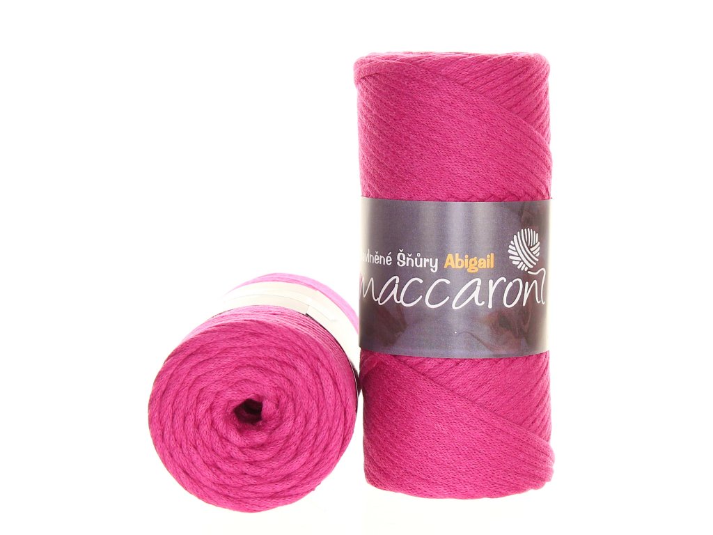 Maccaroni Abigail 3 mm malinová