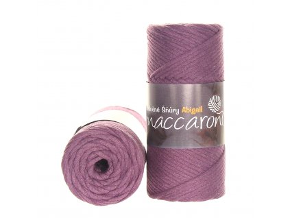Maccaroni Abigail 3 mm starofialová