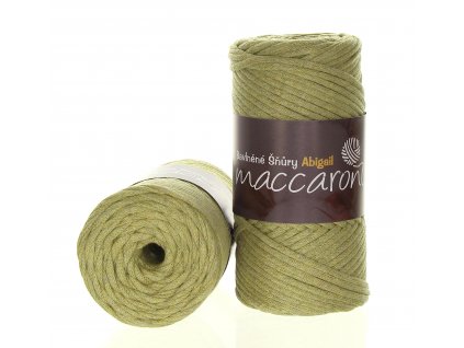 Maccaroni Abigail 3 mm světlá khaki