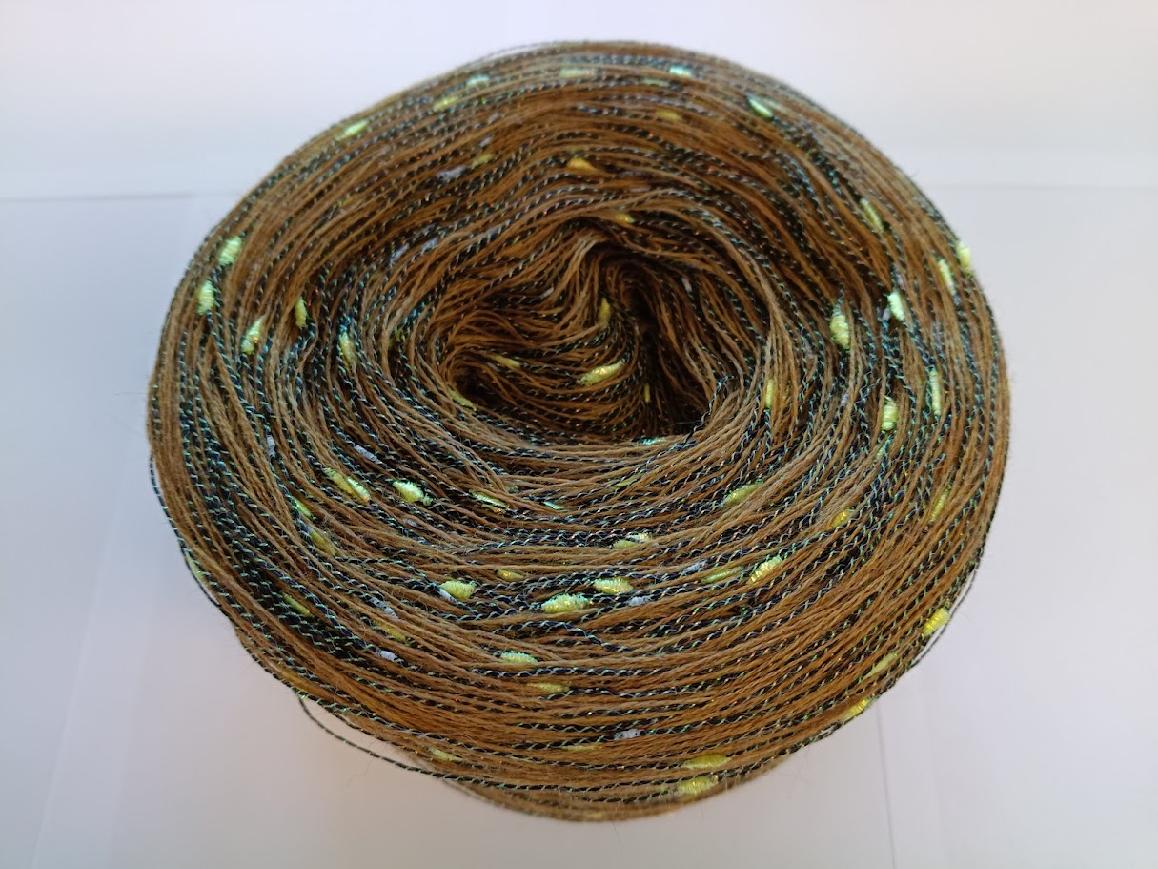 Merino Deep Curry lux 2-nitka 1000m s nopkovou nitkou