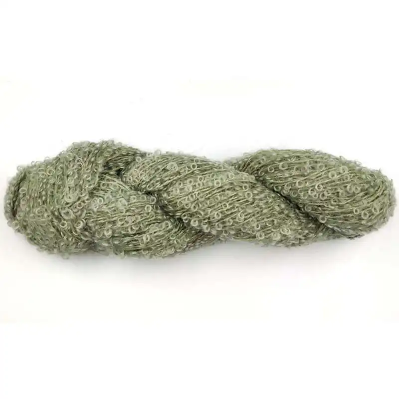 Mohair by Canard Bouclé Mohair Zelený čaj 1023