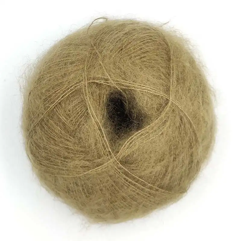 Mohair by Canard Brushed Lace Khaki 3008
