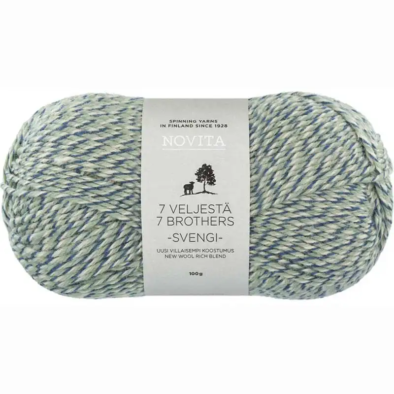 Novita 7 Brothers Svengi 8151 Zelený pastel