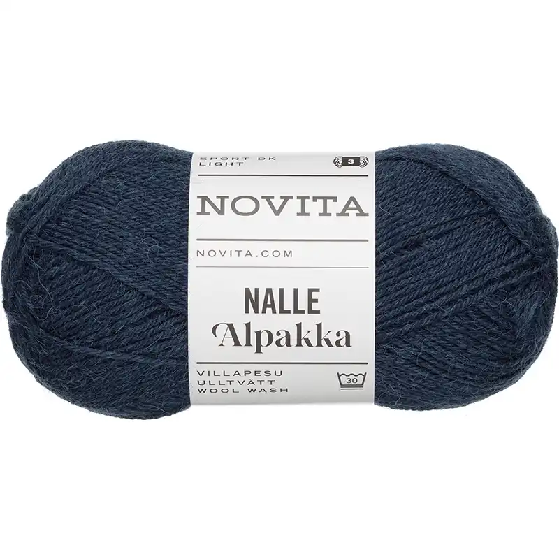 Novita Nalle Alpakka 1261 Noční modrá