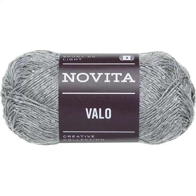 Novita Valo 75 Šedá